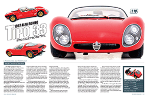 AUTOart 1/18 scale 1967 Alfa Romeo Tipo 33 Stradale Prototype
